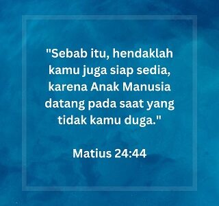 KEDATANGAN TUHAN: Siapakah Kita?