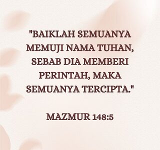 DIRANCANG UNTUK MENYEMBAH