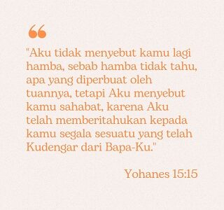 TUHAN YESUS: Sahabat Sejati Kita (1)