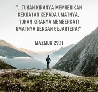 DIBERKATI DENGAN DAMAI SEJAHTERA