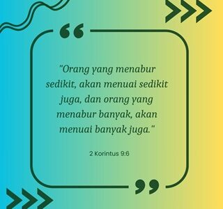 SIAPA MENABUR SIAPA MENUAI