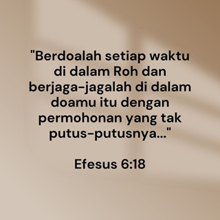 BERDOA: Terpenting Dalam Hidup