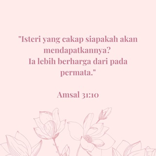 Senin. MENJADI WANITA CAKAP