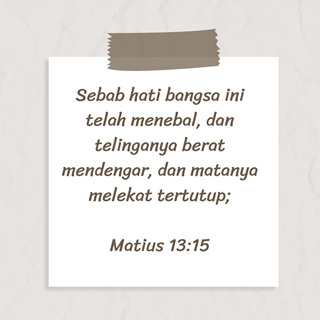 HATI DAN TELINGA SUDAH MENEBAL