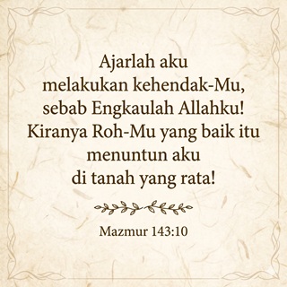 MENCARI KEHENDAK TUHAN? BERLUTUTLAH!